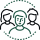 원 안에 세 사람이 있는 아이콘