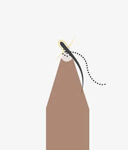 모낭을 식모기에 장착하는 이미지